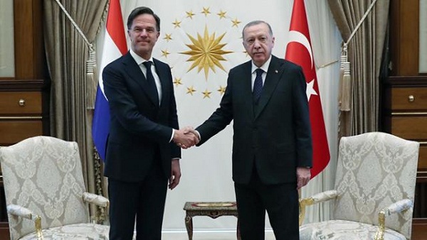 Hollanda Başbakanı Mark Rutte Ankara ya geldi