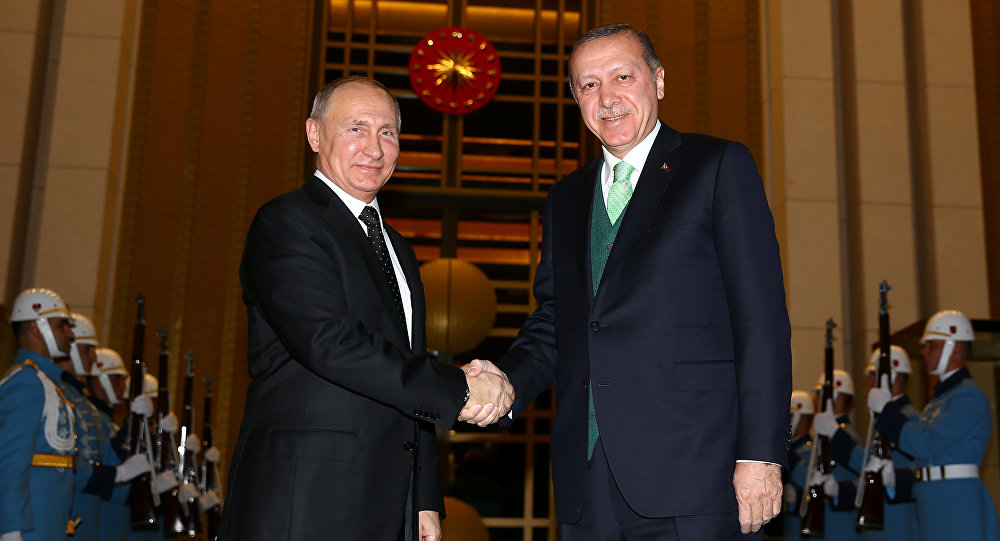 Rusya Devlet Başkanı Putin, Cumhurbaşkanı Erdoğan'ın davetlisi olarak Ankara'ya geldi.